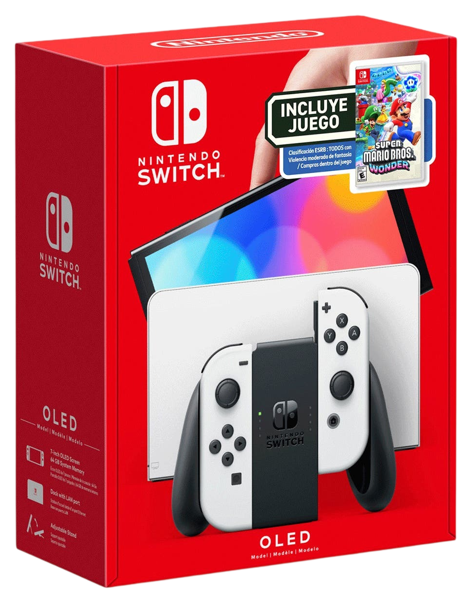 Consola Nintendo Switch OLED + Juego Mario Wonder