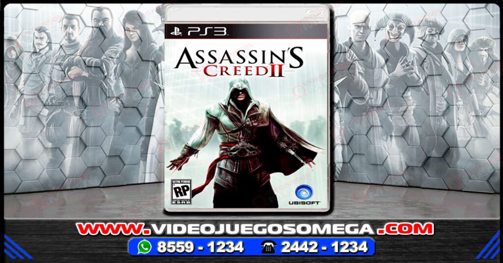 Assassin’s Creed II para PS3 original disponible en Costa Rica