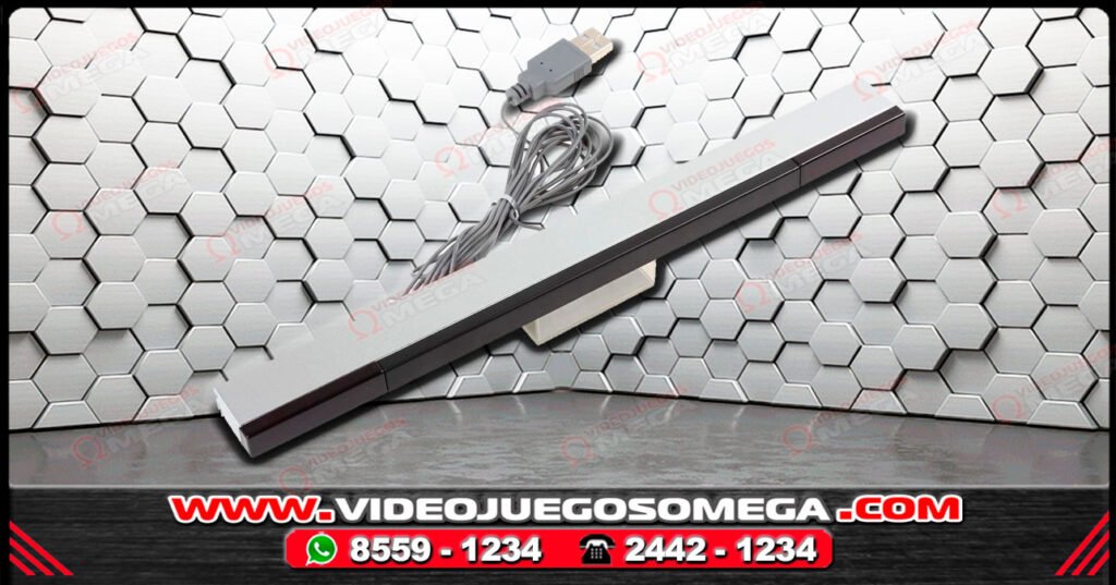 Barra sensora infrarroja para Nintendo Wii compatible disponible en Costa Rica