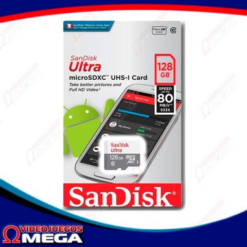 Memorias MicroSD SanDisk Ultra - 128GB