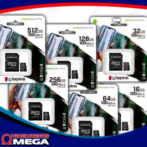 Memorias MicroSD Kingstone - Almacenamiento | VideoJuegos Omega Costa Rica