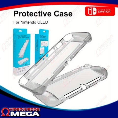 Protector TPU Nintendo Switch Oled - Accesorios Nintendo | VideoJuegos Omega Costa Rica