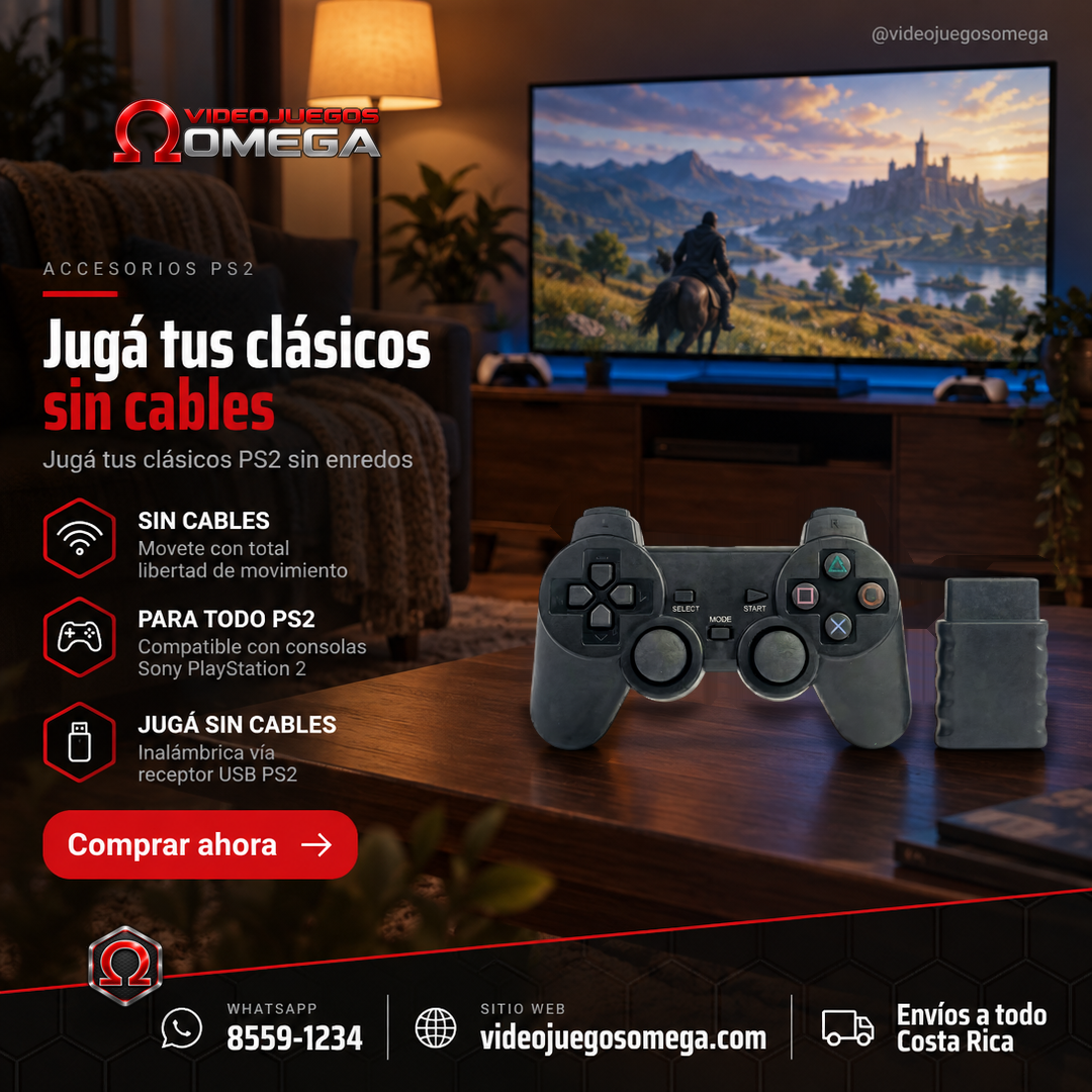 Control Inalámbrico PS2 | Costa Rica - Imagen 2