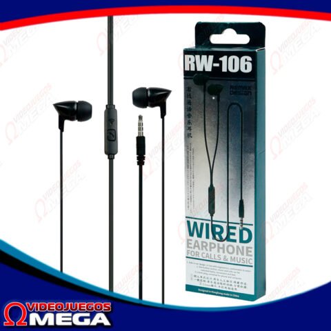 Audifonos Remax Rw-106 - Accesorios | VideoJuegos Omega Costa Rica