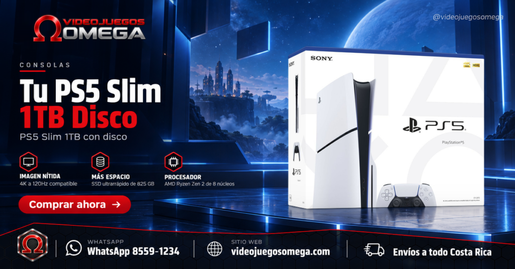 Consola PlayStation 5 original disponible en Costa Rica