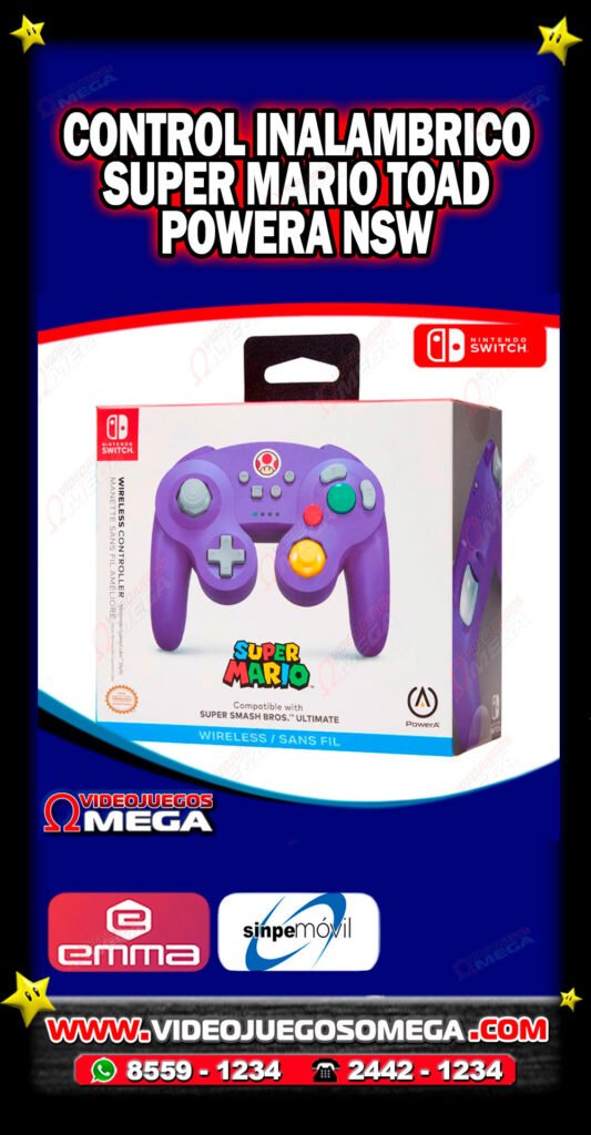 Control PowerA GameCube para Nintendo Switch disponible en Costa Rica
