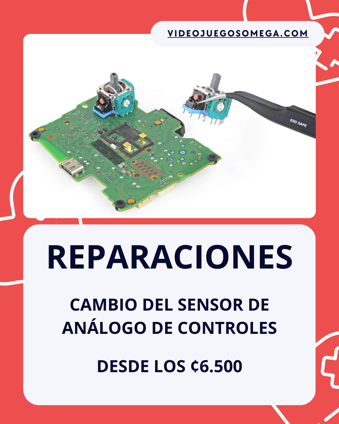 Tarjeta de control abierta para revisar sensores analógicos