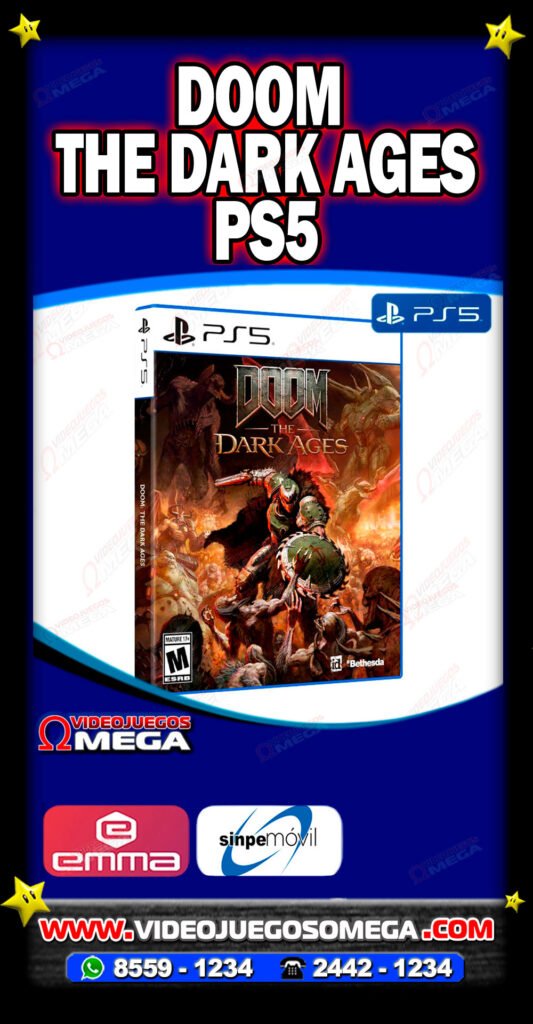 Portada oficial de Doom The Dark Ages disponible en Costa Rica