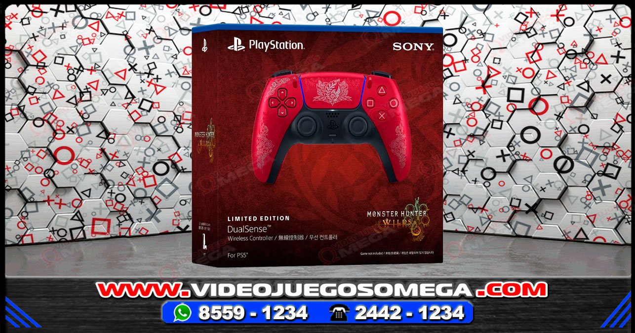 Control PS5 edición Monster Hunter Wilds disponible en Costa Rica