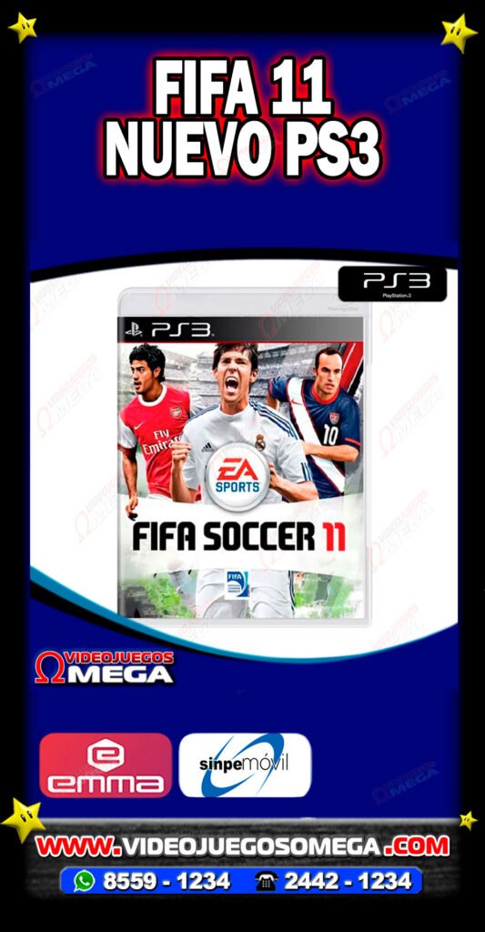 FIFA 2011 para PlayStation 3 versión física disponible en Costa Rica