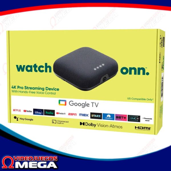 Dispositivo de Streaming Watch Onn 4K Pro | Costa Rica