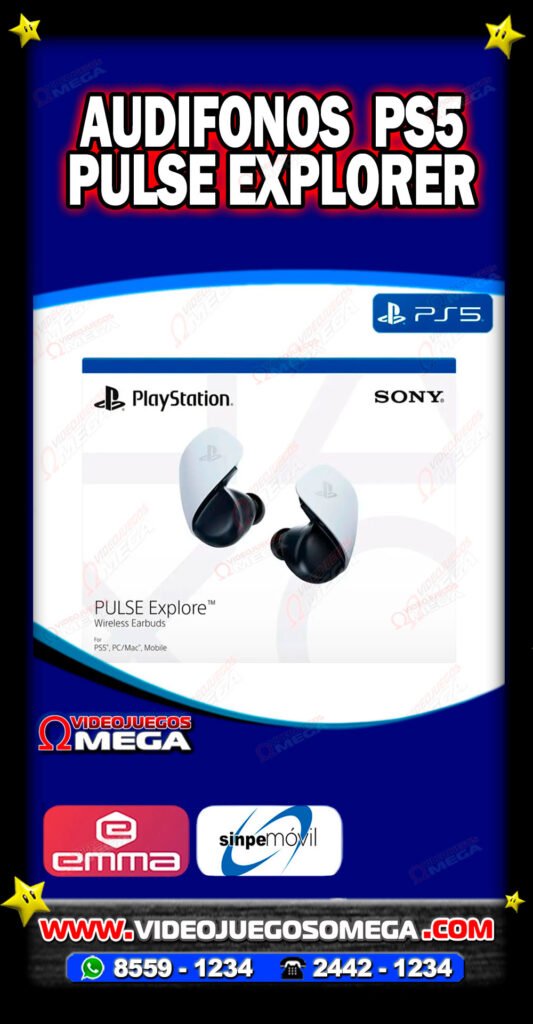 Audífonos PlayStation Pulse Explore con estuche – Videojuegos Omega Costa Rica