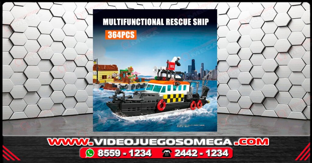 Set Lego Barco de Rescate para niños disponible en Costa Rica