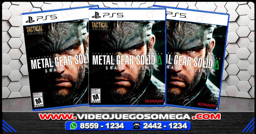 Metal Gear Solid Delta: Snake Eater Tactical Edition disponible en Costa Rica