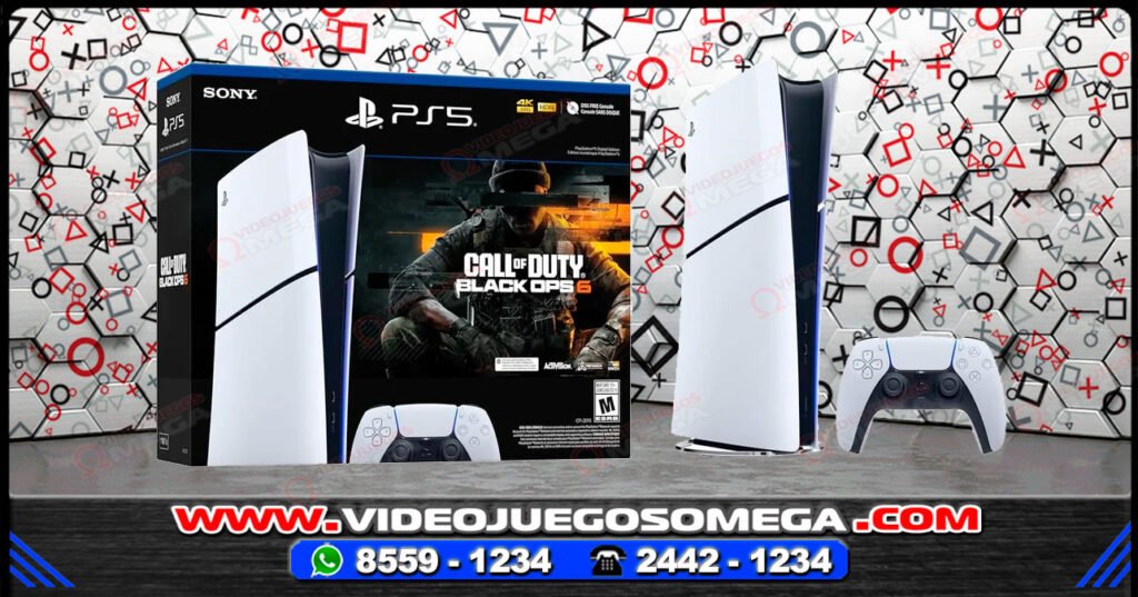 PlayStation 5 Slim Digital Edición Black Ops 6 disponible en Costa Rica – Videojuegos Omega