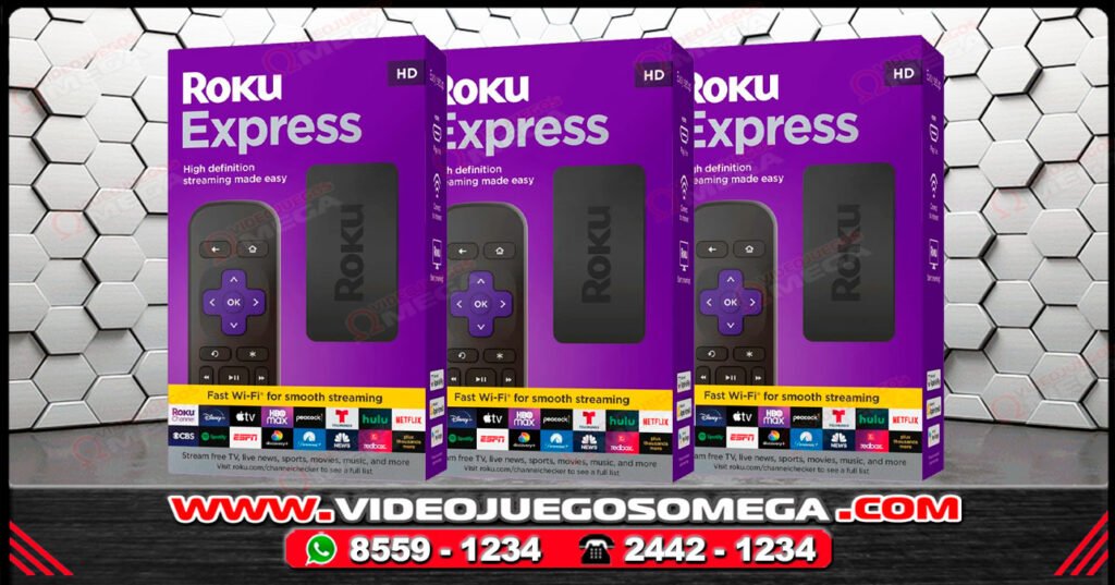 Roku Express HD 3960R en Costa Rica disponible en videojuegosomega.com