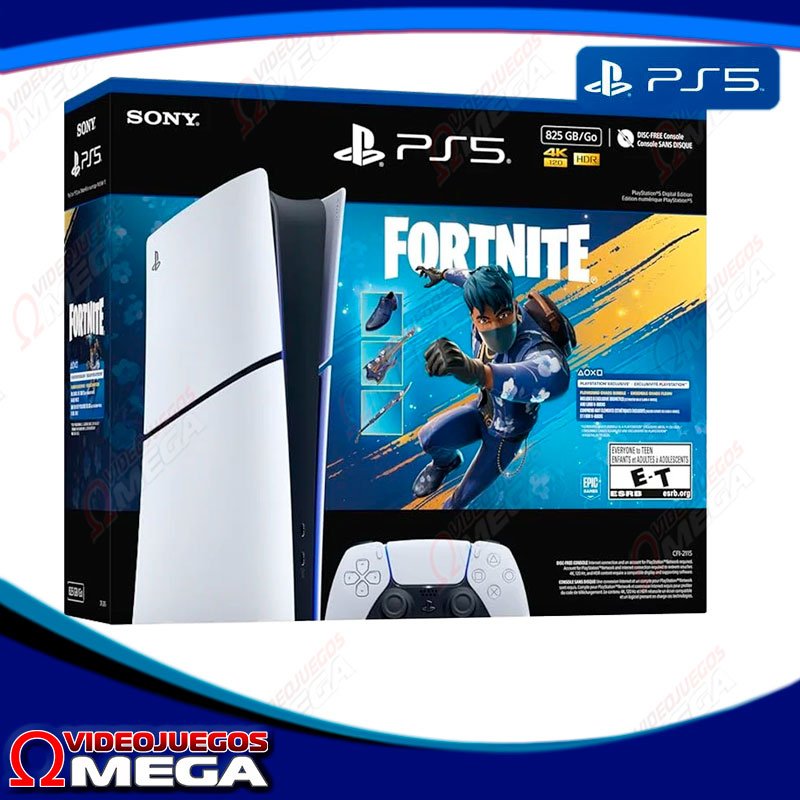 Consola PlayStation 5 Slim Digital - Fortnite