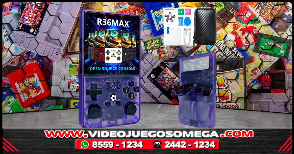 Consola Retro R36 Max portátil con juegos clásicos en Costa Rica