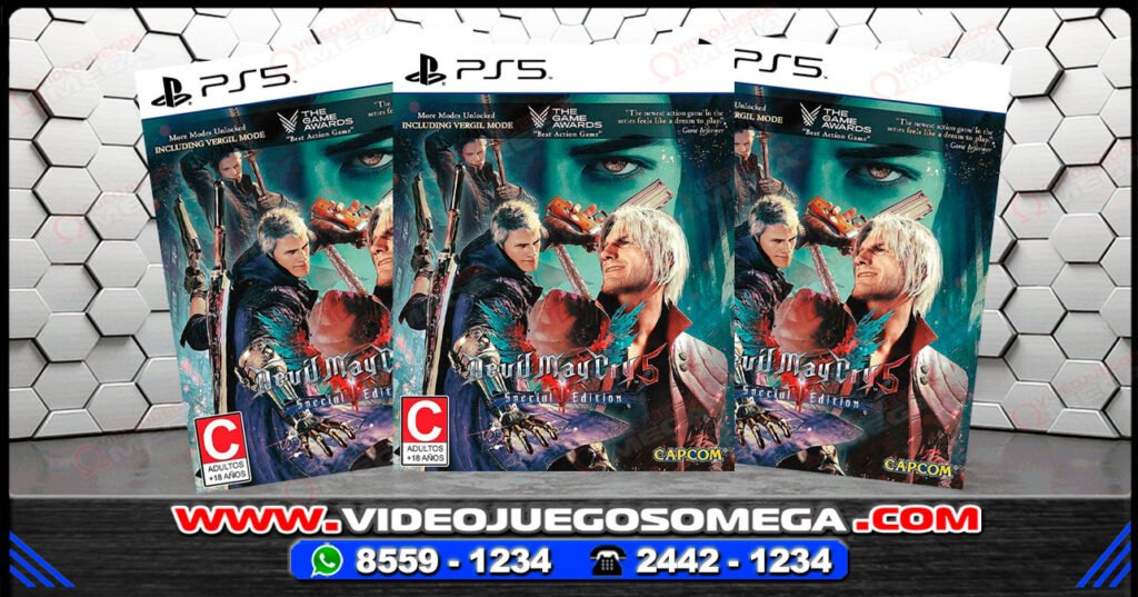 Devil May Cry 5 Special Edition portada física Costa Rica.