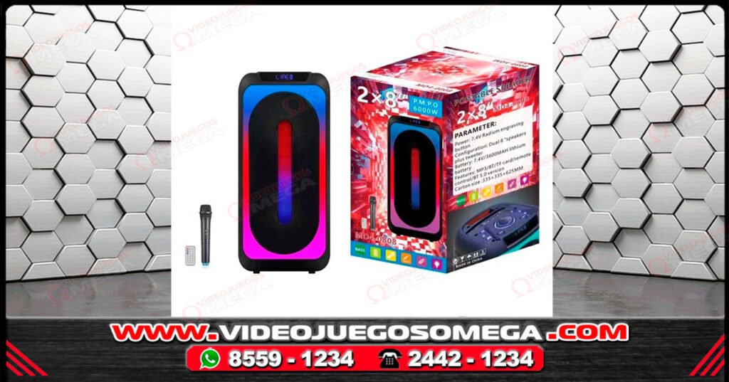 Parlante Tipo Torre Bluetooth MD4-0808