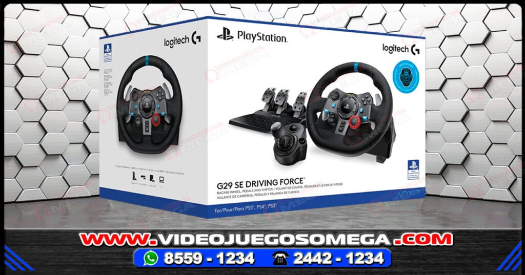 Volante Logitech G29 para PS5 y PC en Costa Rica
