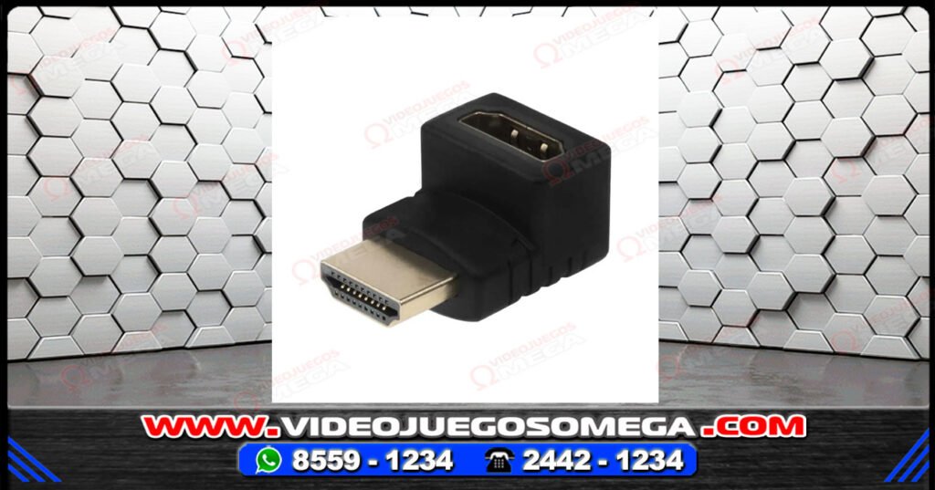Adaptador HDMI macho a hembra 4K en Costa Rica