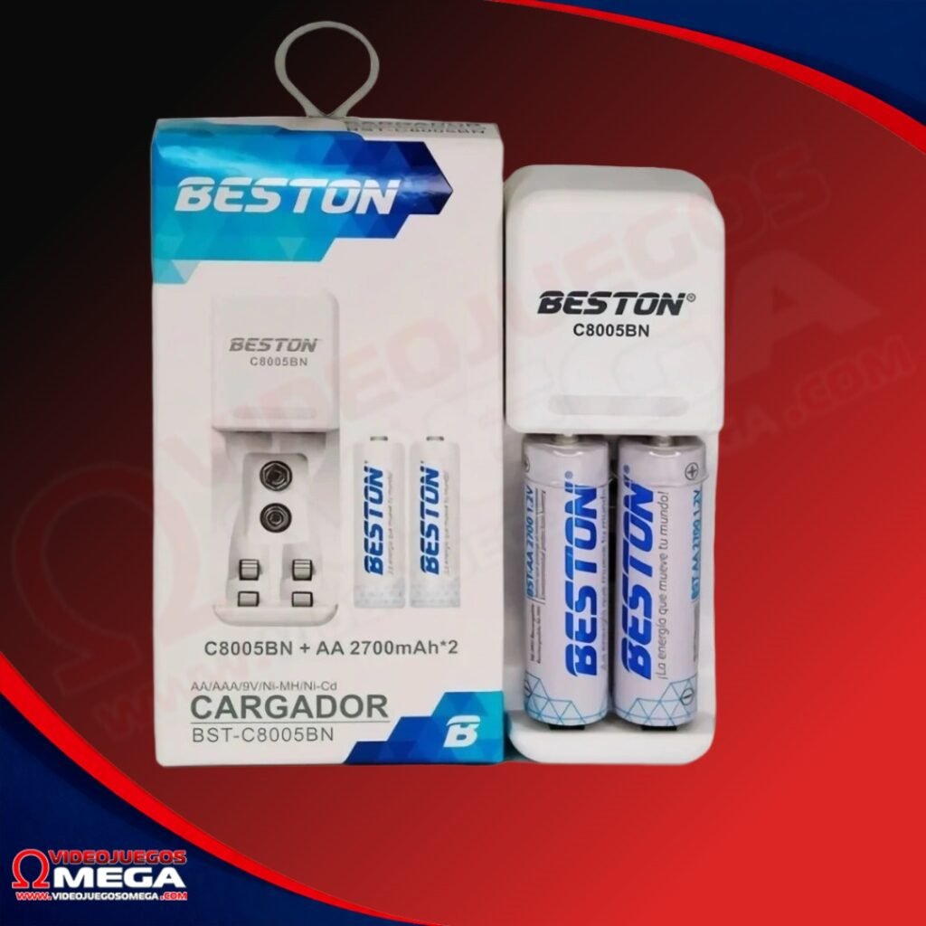 Baterías recargables Beston AA 2700mAh para controles de Xbox en Costa Rica
