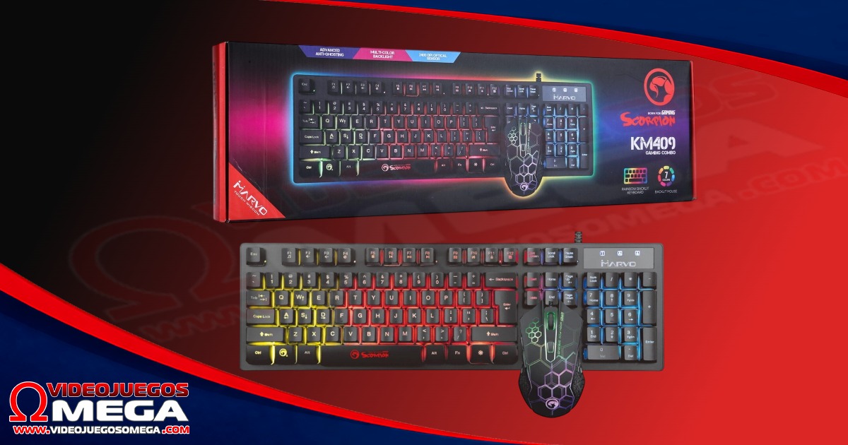 Set Teclado Mouse Marvo KM409 Set Teclado Mouse Marvo KM409