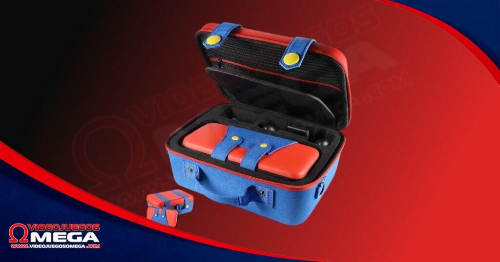 Bolso y estuche Super Mario rojo grande disponible en Costa Rica