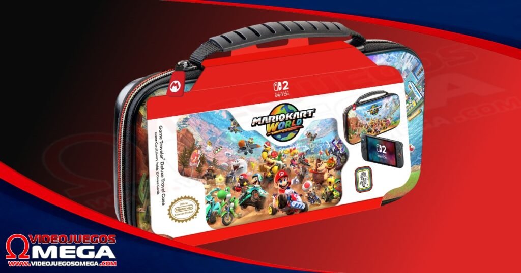 Bolso estuche Mario Kart World para Nintendo Switch en Costa Rica