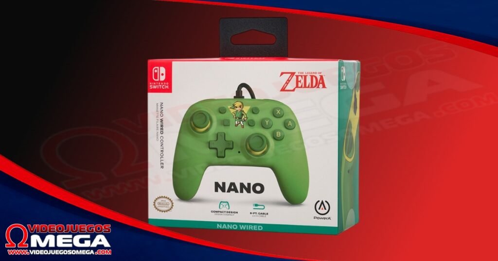 Control NSW Nano edición Zelda Link frente