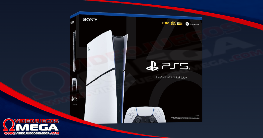Consola PS5 Slim Digital de 1TB disponible en Videojuegos Omega Costa Rica