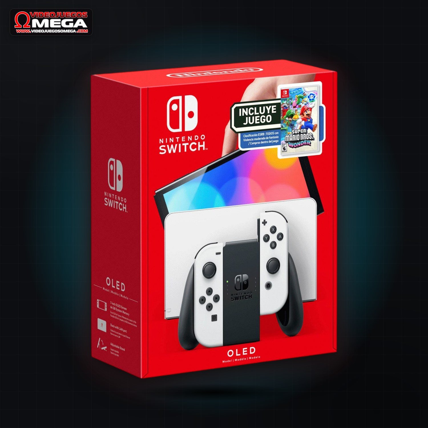 Consola Nintendo Switch OLED + Juego Mario Wonder
