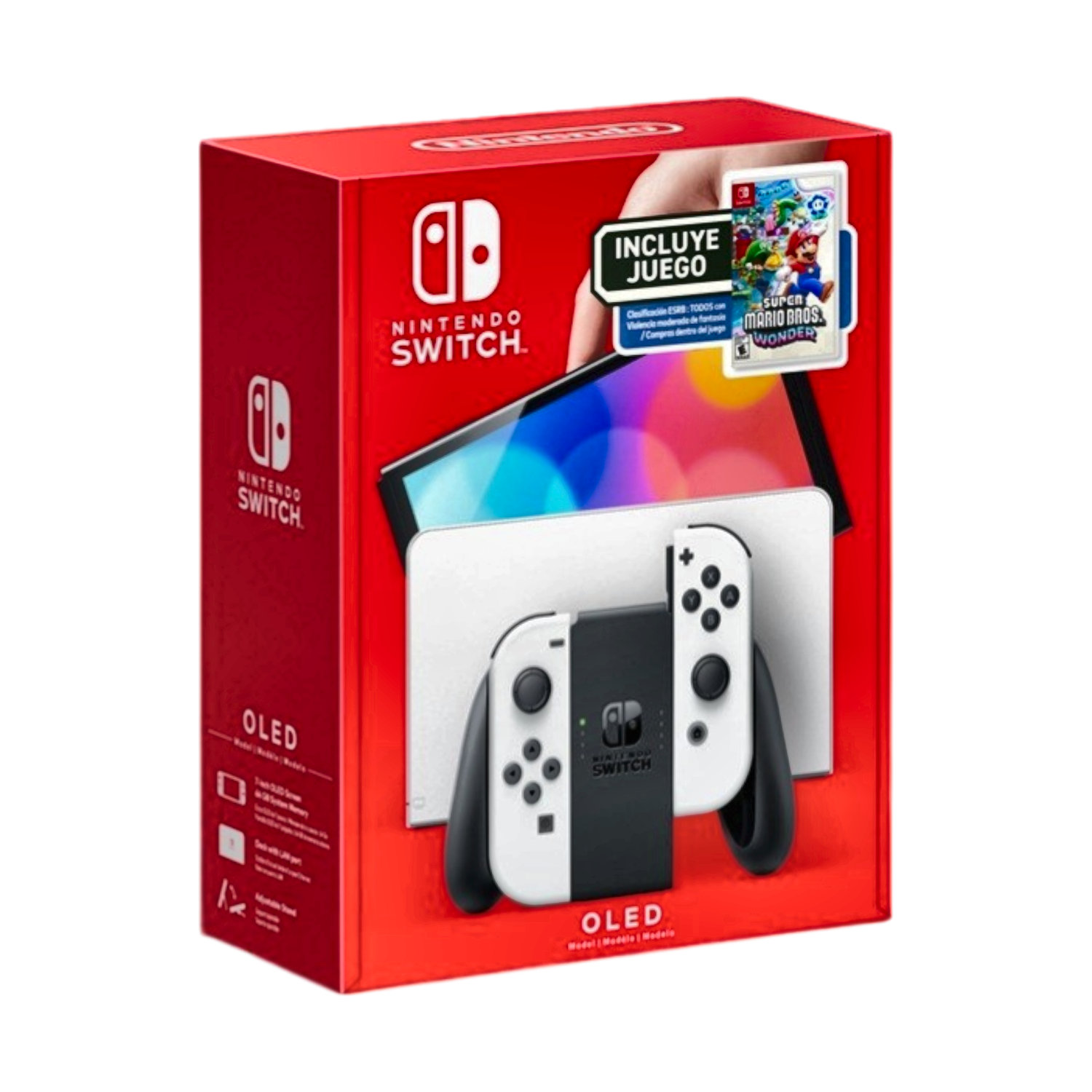 Consola Nintendo Switch OLED + Juego Mario Wonder