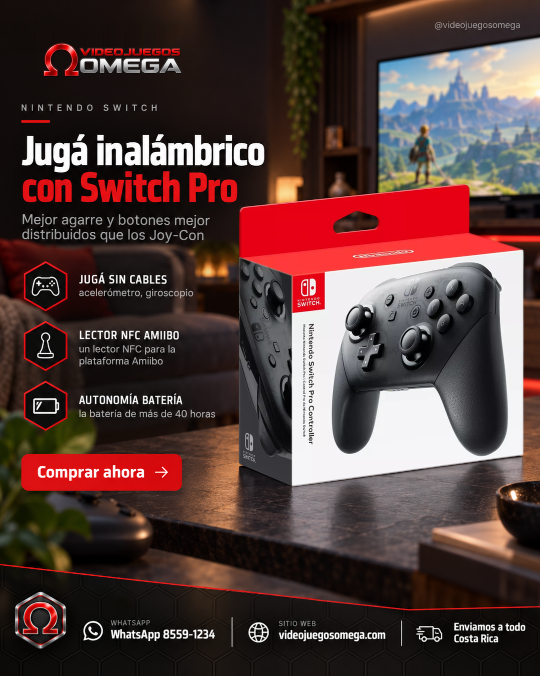 Control Nintendo Switch Pro Control Nintendo Switch Pro