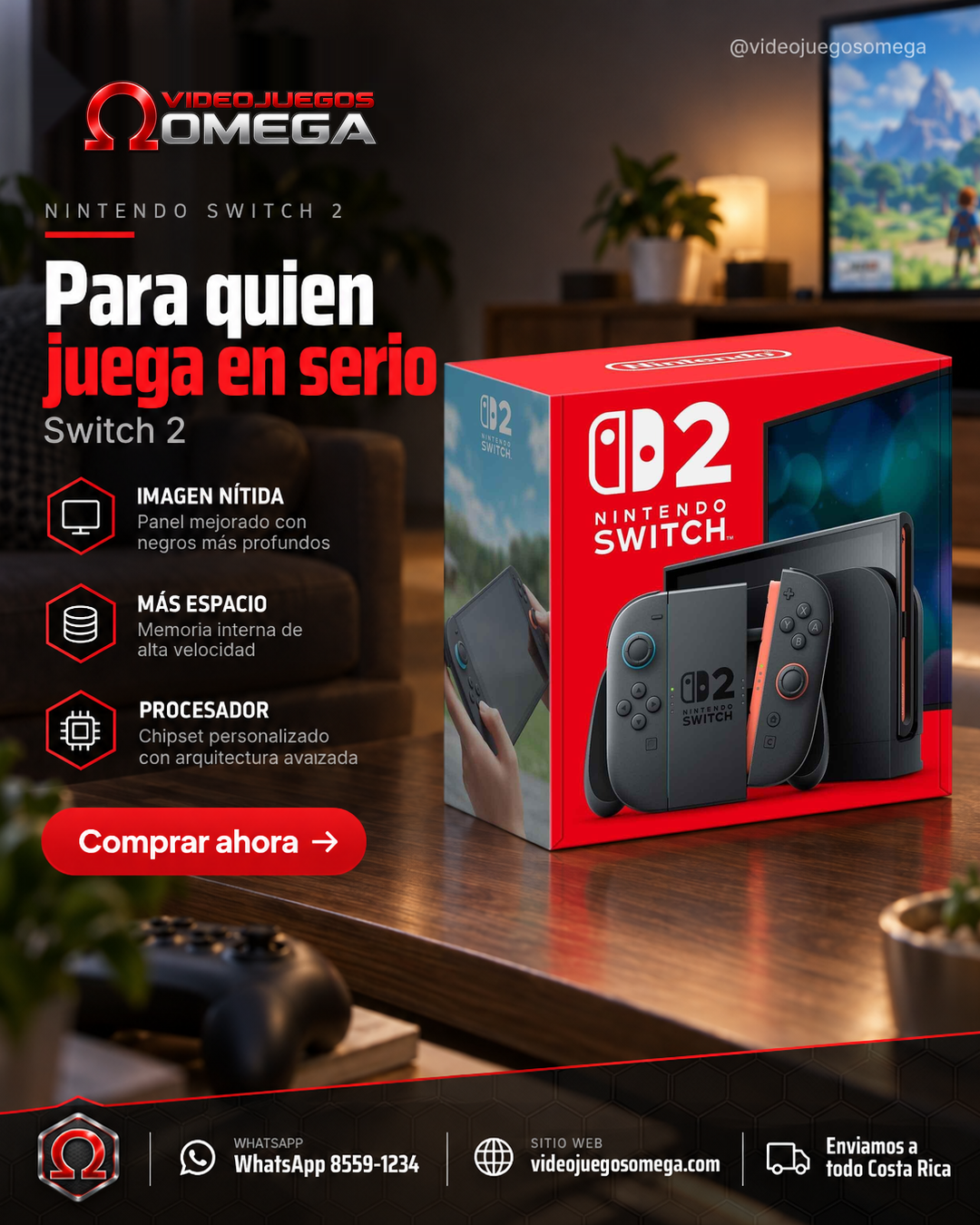 Consola Nintendo Switch 2 | Costa Rica