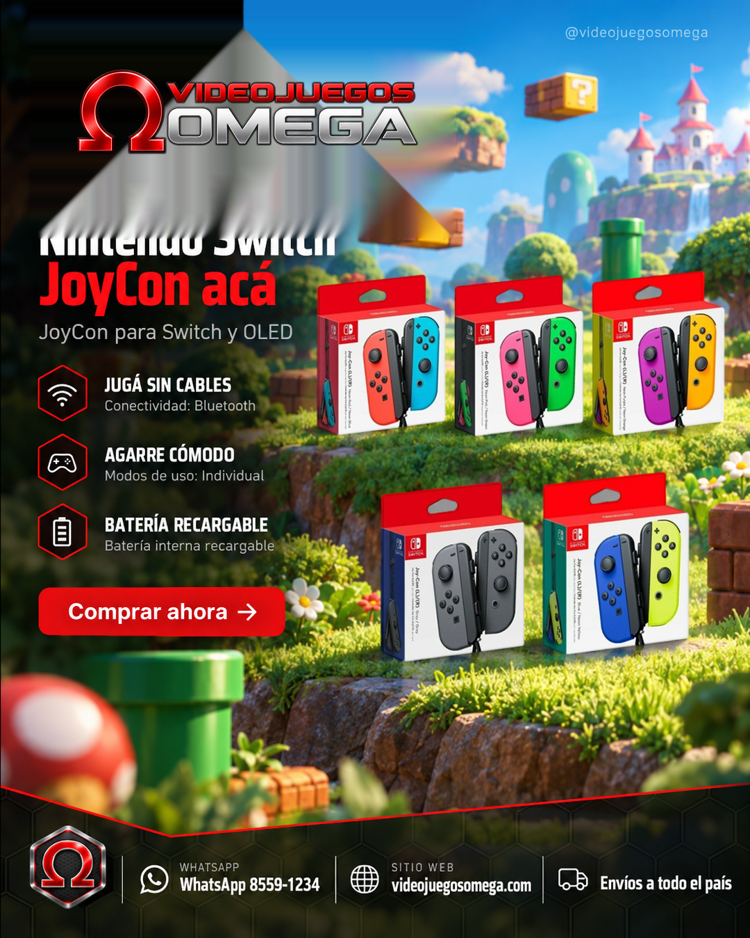 Control Nintendo Switch JoyCon Original