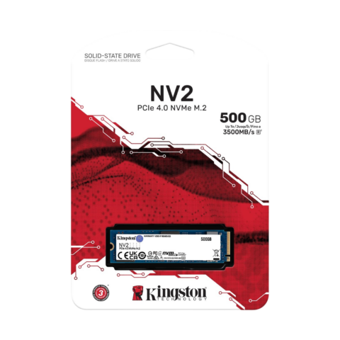 SSD Kingston NV2 500GB M.2 NVMe PCIe 4.0