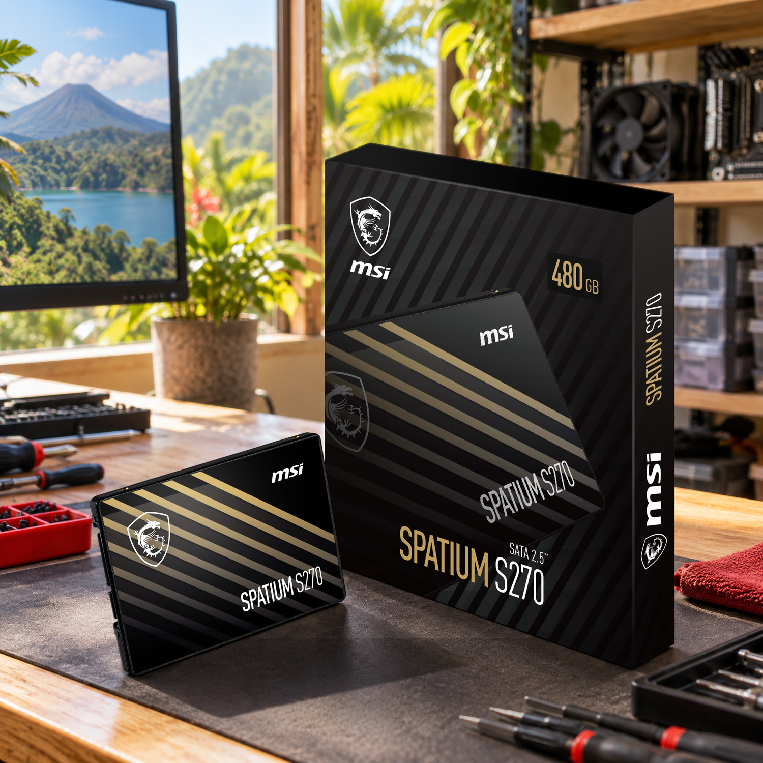 Disco duro SSD 480GB MSI Spatium S270 | Costa Rica - Imagen 2