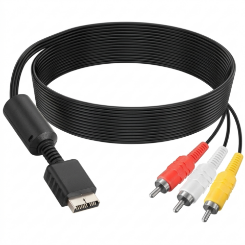 Cable AV RCA para Consolas PlayStation 2