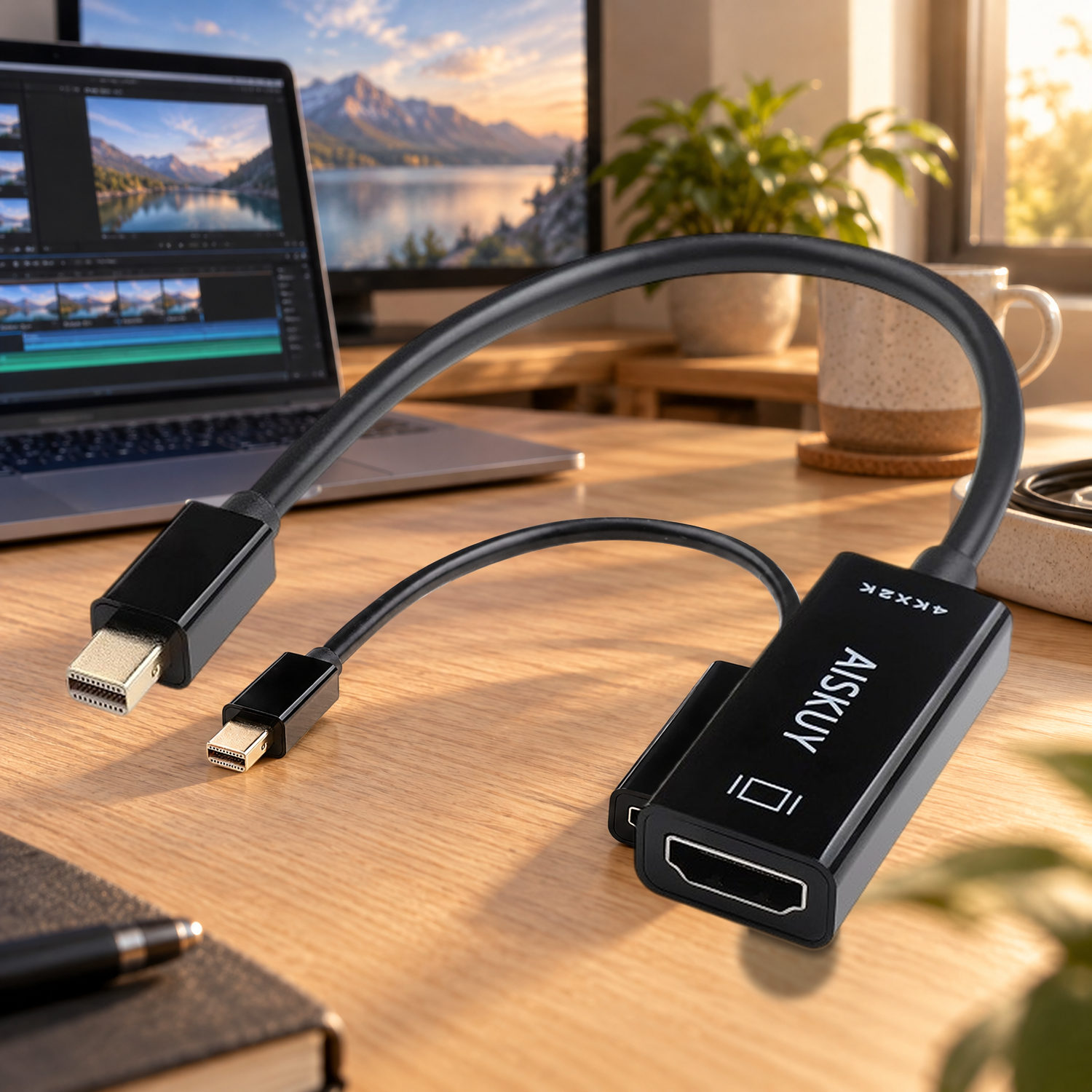 Cable Adaptador Mini DisplayPort Microsoft a HDMI