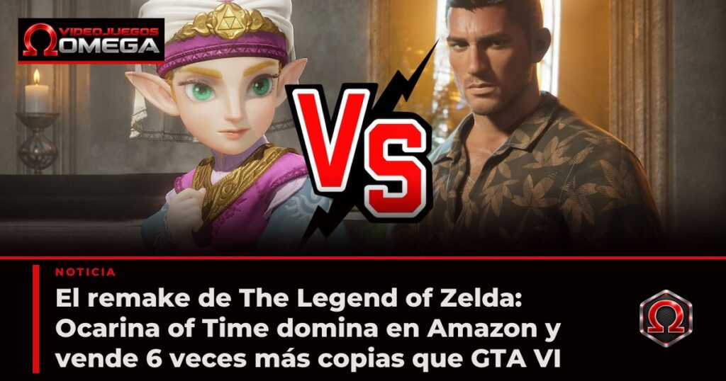 El remake de The Legend of Zelda Ocarina of Time domina en Amazon