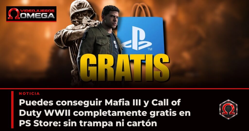 Puedes conseguir Mafia III y Call of Duty WWII completamente gratis en