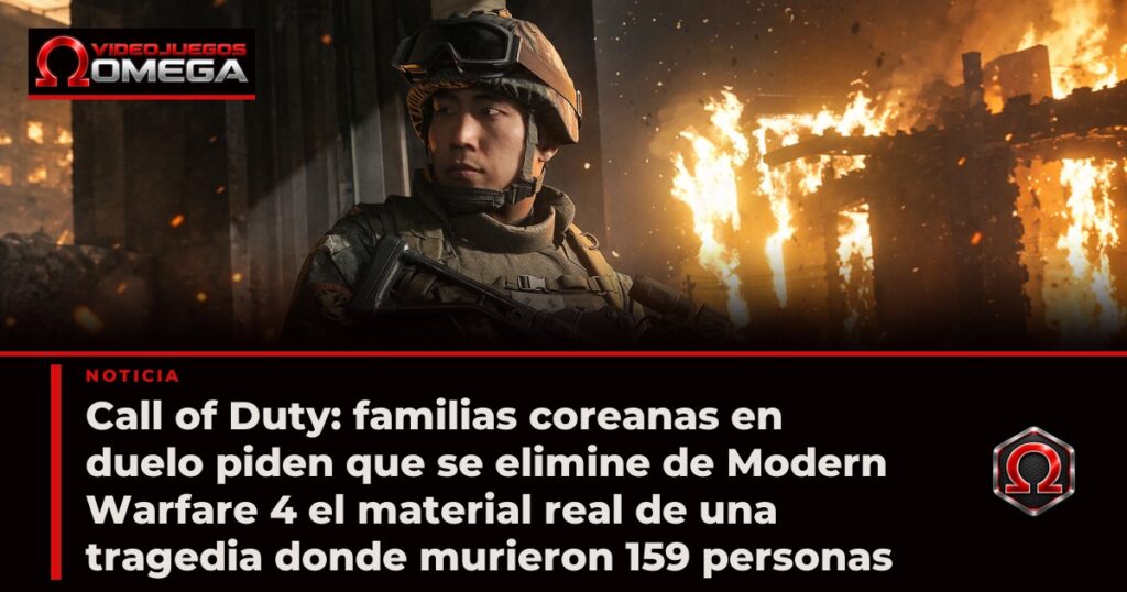 Call of Duty familias coreanas en duelo piden