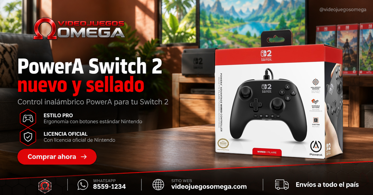 Control Inalámbrico PowerA para Nintendo Switch 2 Control Inalámbrico PowerA para Nintendo Switch 2