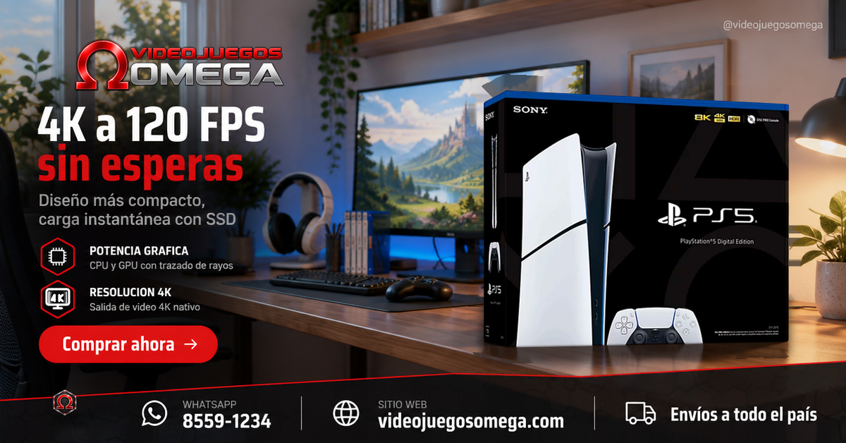 Consola PS5 Slim Digital | Costa Rica